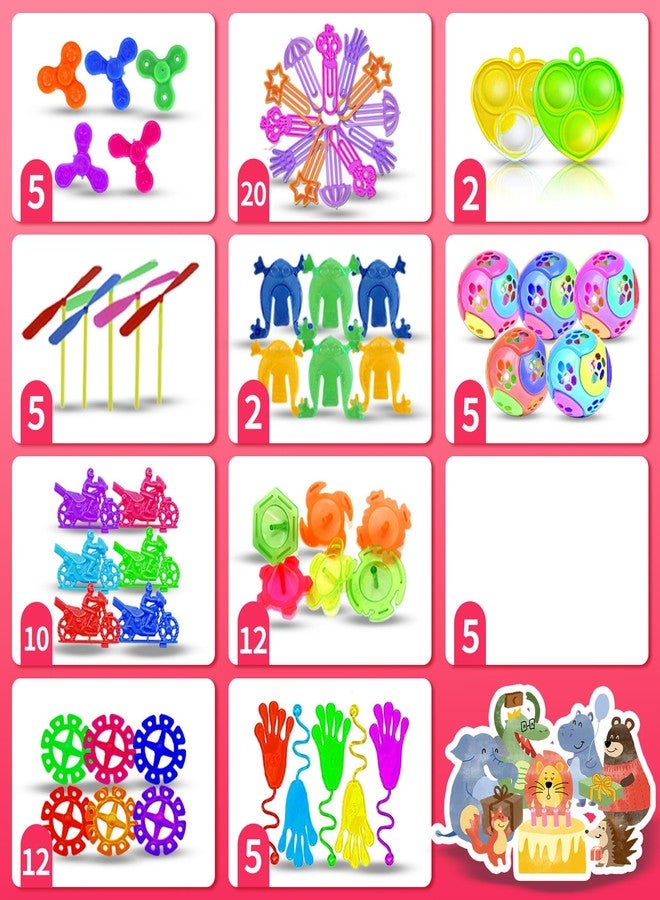 BicMan 150Pcs Party Favors for Kids 3-5 4-8, Fidget Toys Pack, Goodie Bag Stuffers, Carnival Prizes, Treasure Box, Sensory Stress Toy, Prize for Classroom Easter Eggs Fillers - Image 3